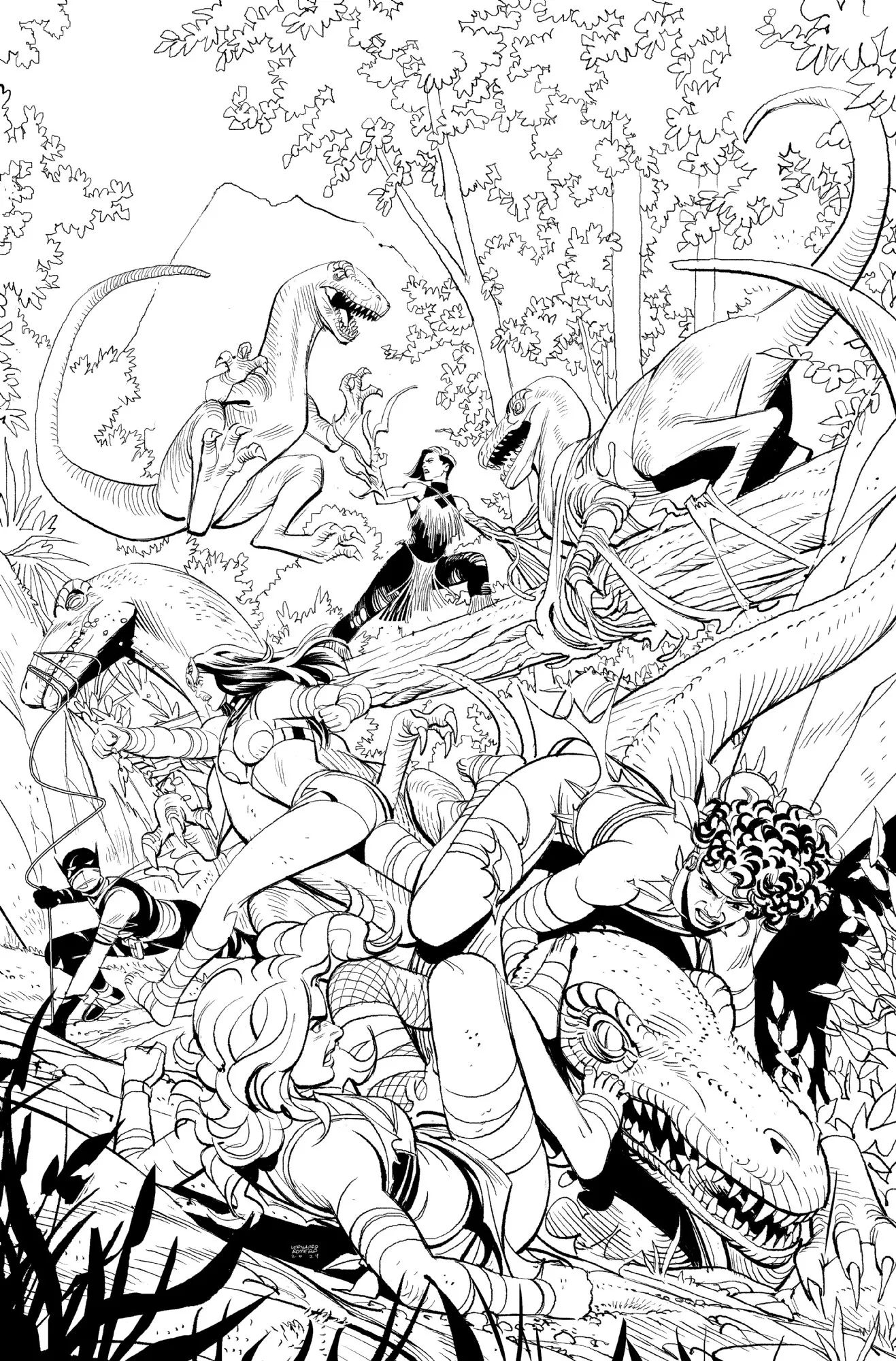 Birds of Prey #11 cover AP