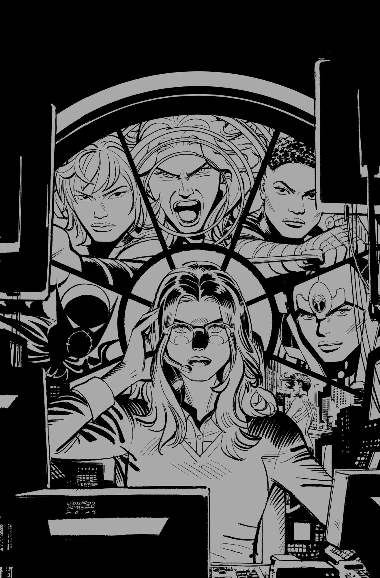 Birds of Prey #15 cover AP