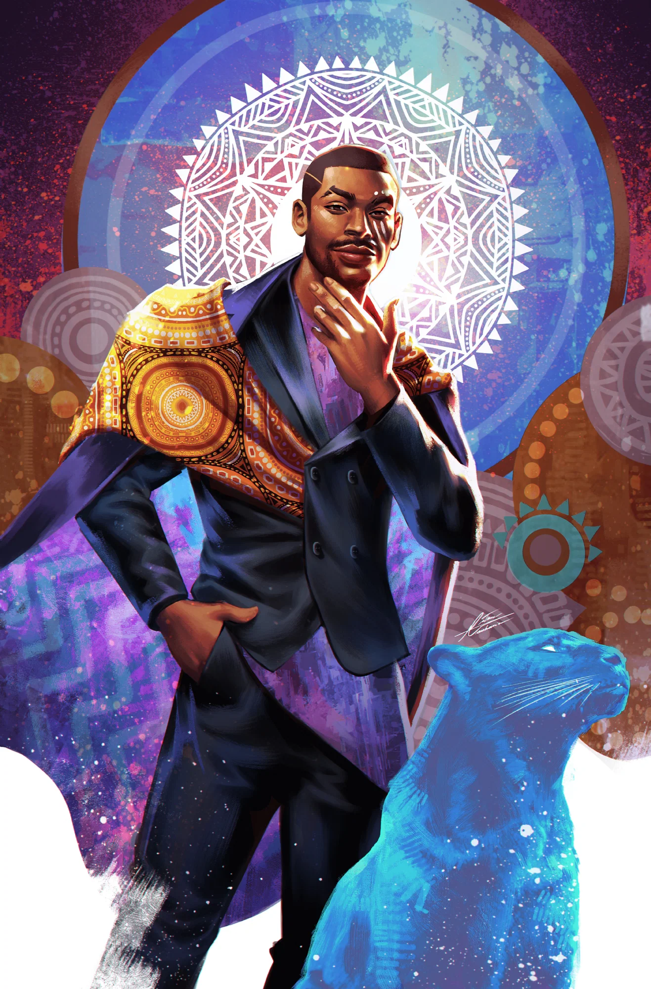 Black Panther Hellfire Gala cover AP