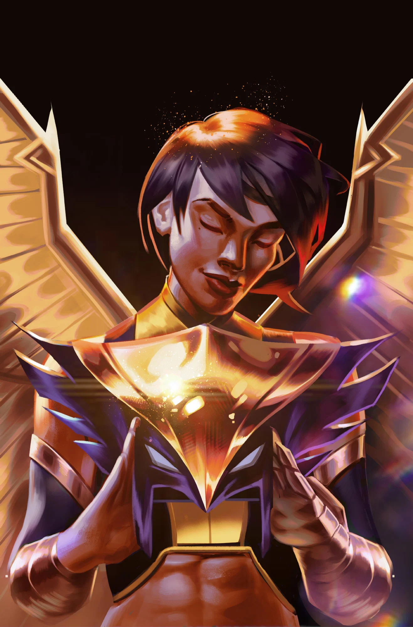 Hawkgirl #01 variant cover AP