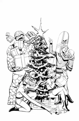 Marvel Holiday Tales to Astonish: Fantastic Four #01 cover AP