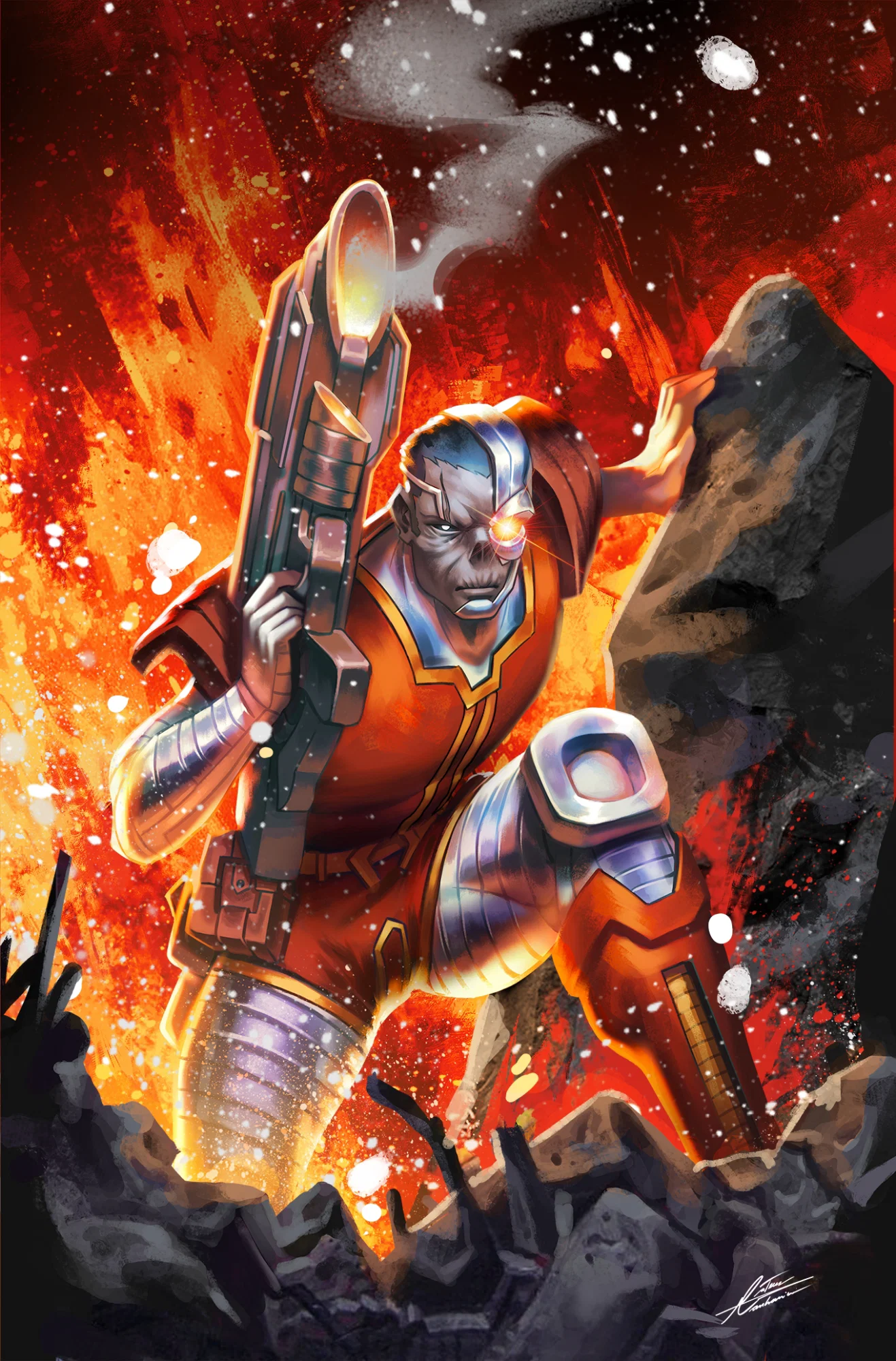 Marvel Voice’s: Legends - Deathlok variant cover AP