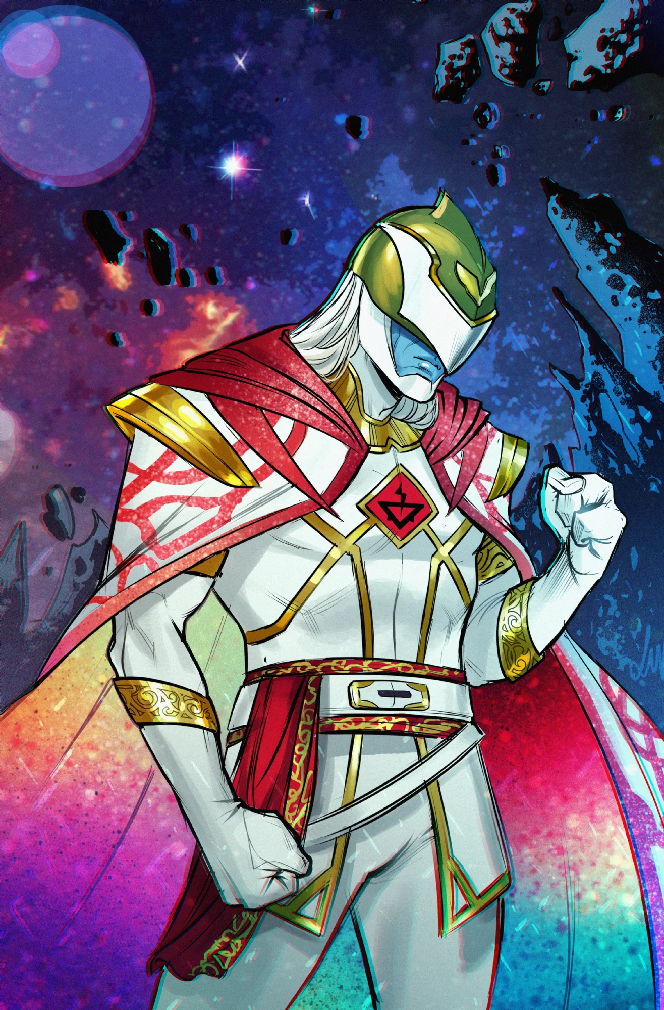 Mighty Morphin Power Rangers #38 variant cover AP