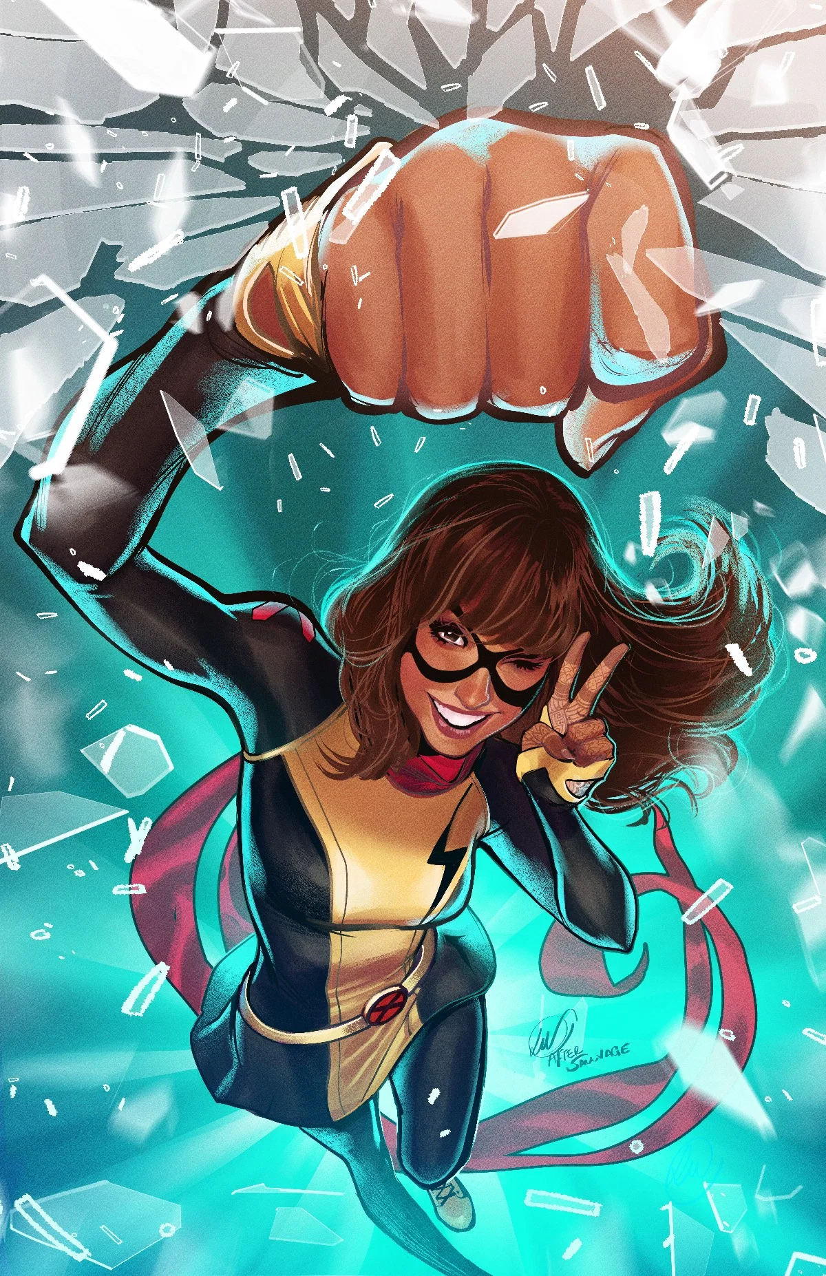 Ms. Marvel: The new mutant #01 cover AP