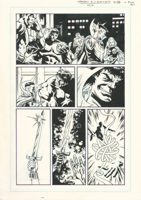 Marvel: Black, White & Blood and Guts #04 page 08