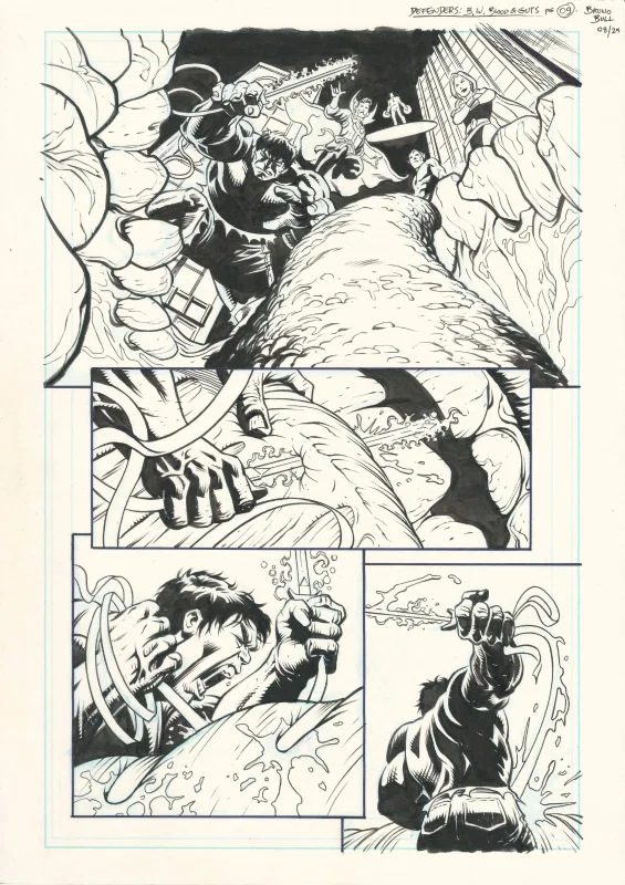Marvel: Black, White & Blood and Guts #04 page 09