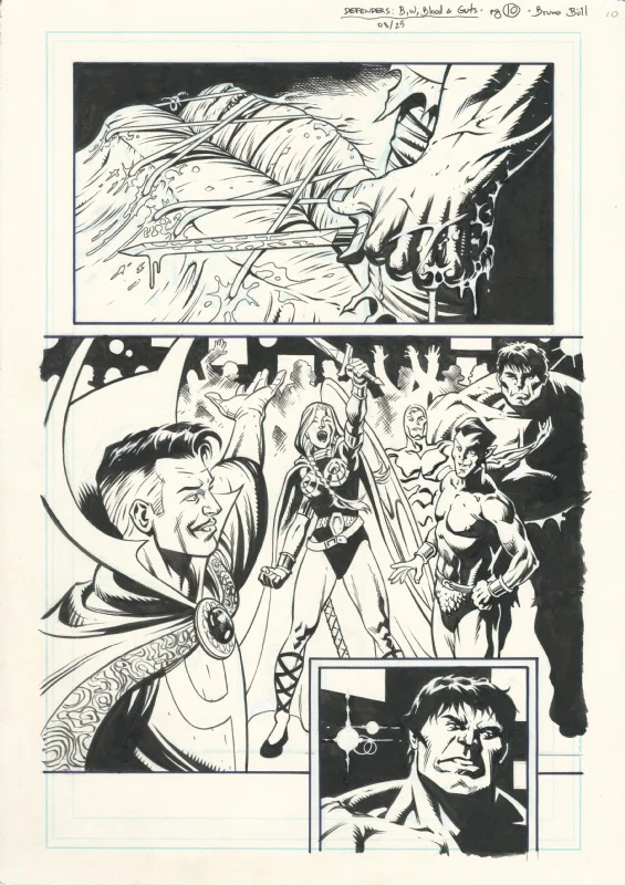Marvel: Black, White & Blood and Guts #04 page 10