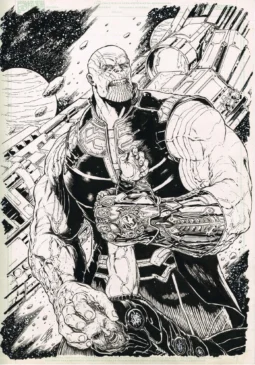 Thanos Thor commission